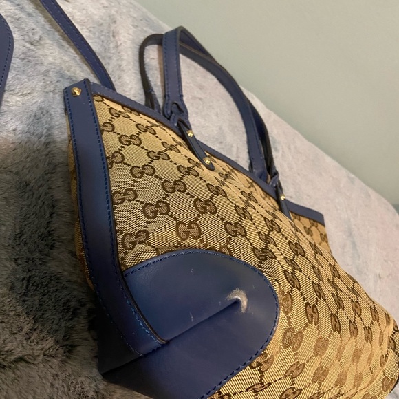 Used Authentic Gucci Small GG Craft Tote - Picture 7 of 15